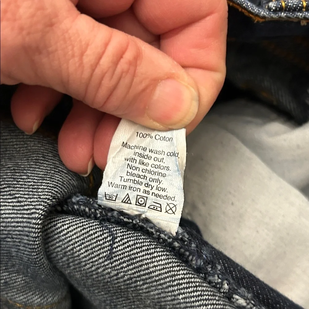 J Crew Men's Dark Blue Jeans The Bleecker Size 32 X 32 EUC
